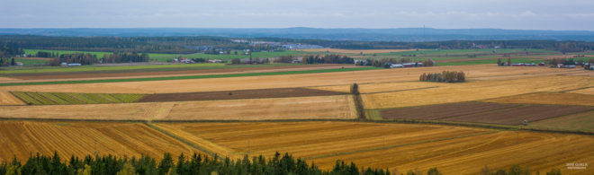 End of harvest panorama